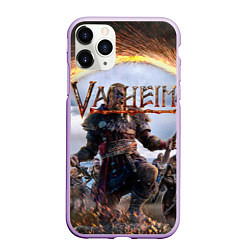 Чехол iPhone 11 Pro матовый Valheim, цвет: 3D-сиреневый