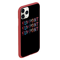 Чехол iPhone 11 Pro матовый Саппорт LOL, цвет: 3D-красный — фото 2