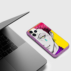 Чехол iPhone 11 Pro матовый Hunter x Hunter Хисока, цвет: 3D-фиолетовый — фото 2
