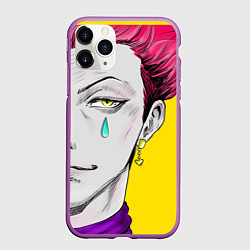 Чехол iPhone 11 Pro матовый Hunter x Hunter Хисока, цвет: 3D-фиолетовый