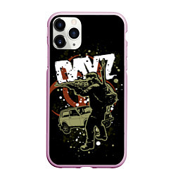 Чехол iPhone 11 Pro матовый DayZ, цвет: 3D-розовый