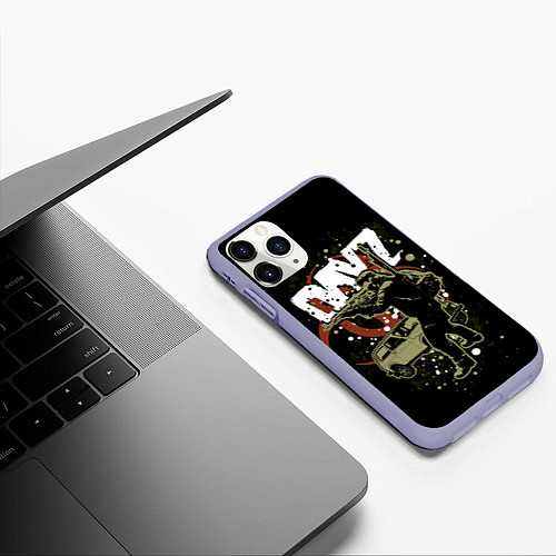 Чехол iPhone 11 Pro матовый DayZ / 3D-Светло-сиреневый – фото 3