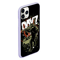 Чехол iPhone 11 Pro матовый DayZ, цвет: 3D-светло-сиреневый — фото 2
