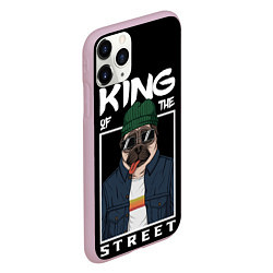Чехол iPhone 11 Pro матовый King Street, цвет: 3D-розовый — фото 2