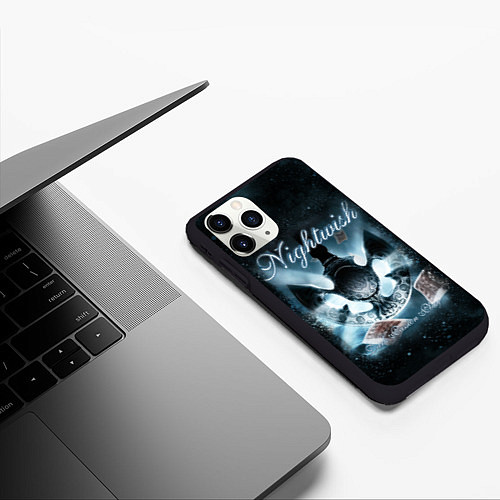 Чехол iPhone 11 Pro матовый NIGHTWISH / 3D-Черный – фото 3