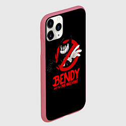 Чехол iPhone 11 Pro матовый Чернильный Бенди, цвет: 3D-малиновый — фото 2