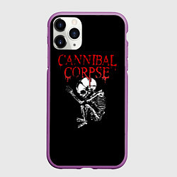 Чехол iPhone 11 Pro матовый Cannibal Corpse 1
