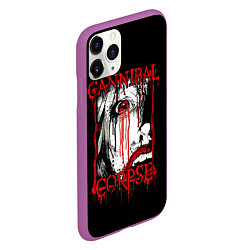 Чехол iPhone 11 Pro матовый Cannibal Corpse 2, цвет: 3D-фиолетовый — фото 2