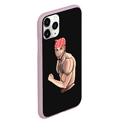 Чехол iPhone 11 Pro матовый Ricardo, цвет: 3D-розовый — фото 2