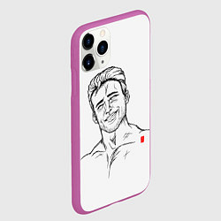 Чехол iPhone 11 Pro матовый Aniki, цвет: 3D-фиолетовый — фото 2