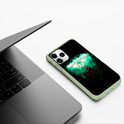Чехол iPhone 11 Pro матовый THE LAST OF US ЭЛЛИ ОДНИ ИЗ, цвет: 3D-салатовый — фото 2