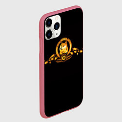 Чехол iPhone 11 Pro матовый DOGE COIN ДОГИ МЕМ, цвет: 3D-малиновый — фото 2