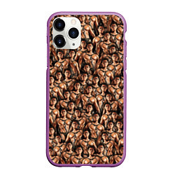Чехол iPhone 11 Pro матовый Gachimuchi Van Darkholme, цвет: 3D-фиолетовый