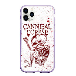 Чехол iPhone 11 Pro матовый Cannibal Corpse, цвет: 3D-светло-сиреневый