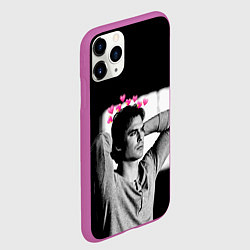 Чехол iPhone 11 Pro матовый Дневники вампира, цвет: 3D-фиолетовый — фото 2