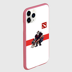 Чехол iPhone 11 Pro матовый Дота, цвет: 3D-малиновый — фото 2