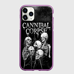 Чехол iPhone 11 Pro матовый Cannibal Corpse, цвет: 3D-фиолетовый