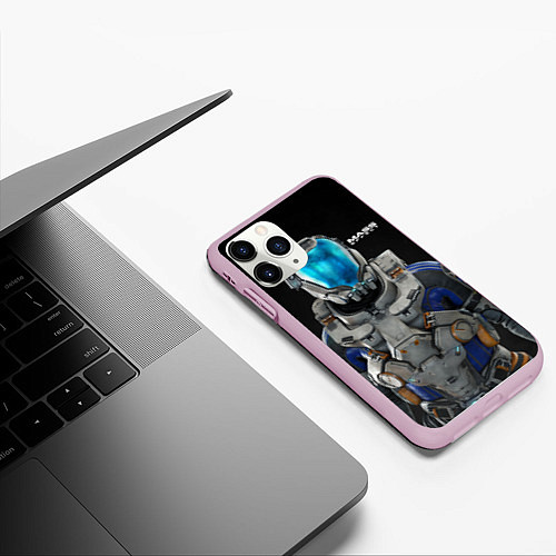 Чехол iPhone 11 Pro матовый Масс эффект / 3D-Розовый – фото 3