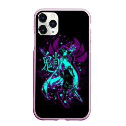 Чехол iPhone 11 Pro матовый GENSHIN IMPACT, СЯО, цвет: 3D-розовый