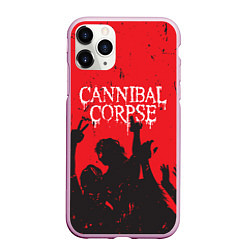 Чехол iPhone 11 Pro матовый Cannibal Corpse Труп Каннибала Z, цвет: 3D-розовый