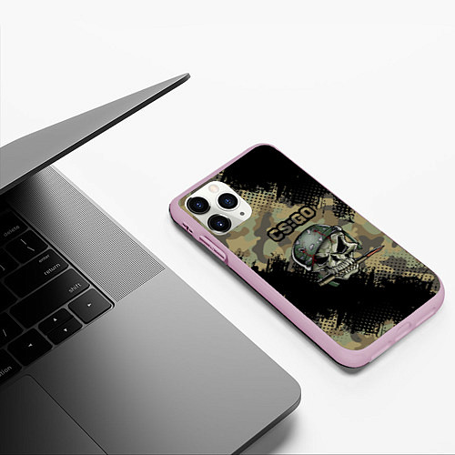 Чехол iPhone 11 Pro матовый Counter Strike / 3D-Розовый – фото 3
