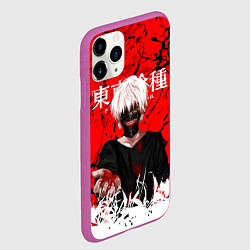 Чехол iPhone 11 Pro матовый ТОКИЙСКИЙ ГУЛЬ, цвет: 3D-фиолетовый — фото 2