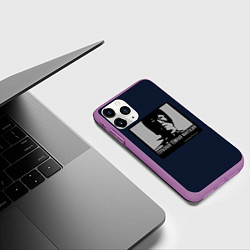 Чехол iPhone 11 Pro матовый ГЛУБОКАЯ ТЁМНАЯ ФАНТАЗИЯ, цвет: 3D-фиолетовый — фото 2