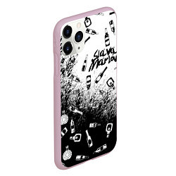 Чехол iPhone 11 Pro матовый SLAVA MARLOW 2, цвет: 3D-розовый — фото 2