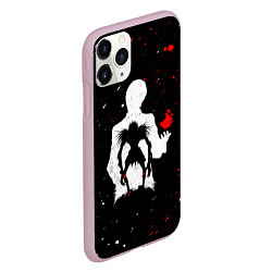 Чехол iPhone 11 Pro матовый DEATH NOTE ТЕТРАДЬ СМЕРТИ, цвет: 3D-розовый — фото 2