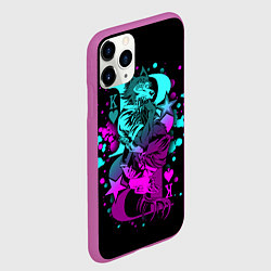 Чехол iPhone 11 Pro матовый BEASTARS, Легоши и Луи, цвет: 3D-фиолетовый — фото 2