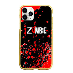 Чехол iPhone 11 Pro матовый Я зомби, цвет: 3D-желтый
