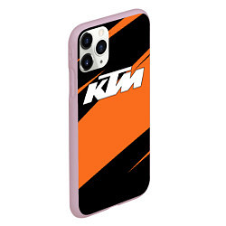 Чехол iPhone 11 Pro матовый KTM КТМ, цвет: 3D-розовый — фото 2