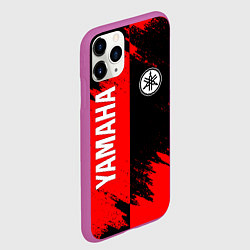 Чехол iPhone 11 Pro матовый YAMAHA ЯМАХА, цвет: 3D-фиолетовый — фото 2