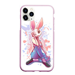 Чехол iPhone 11 Pro матовый BEASTARS, Хару, цвет: 3D-розовый