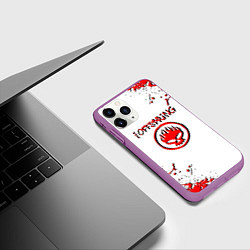 Чехол iPhone 11 Pro матовый Offspring, цвет: 3D-фиолетовый — фото 2