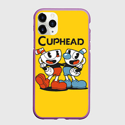Чехол iPhone 11 Pro матовый CUPHEAD, цвет: 3D-фиолетовый