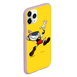 Чехол iPhone 11 Pro матовый CUPHEAD, цвет: 3D-розовый — фото 2