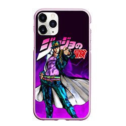 Чехол iPhone 11 Pro матовый JOJOS BIZARRE ADVENTURE, цвет: 3D-розовый