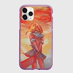 Чехол iPhone 11 Pro матовый Ryugu Rena, цвет: 3D-фиолетовый