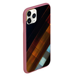 Чехол iPhone 11 Pro матовый Суперстайл, цвет: 3D-малиновый — фото 2