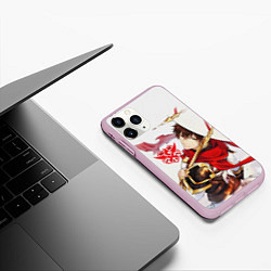 Чехол iPhone 11 Pro матовый Ye Xiu The Kings Avatar, цвет: 3D-розовый — фото 2