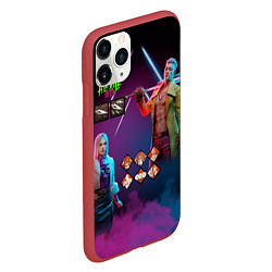 Чехол iPhone 11 Pro матовый Dead by Daylight, цвет: 3D-красный — фото 2