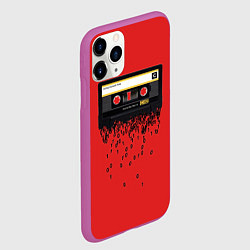 Чехол iPhone 11 Pro матовый The death of the cassette tape, цвет: 3D-фиолетовый — фото 2