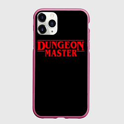 Чехол iPhone 11 Pro матовый Stranger Dungeon Master, цвет: 3D-малиновый