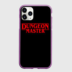 Чехол iPhone 11 Pro матовый Stranger Dungeon Master, цвет: 3D-фиолетовый