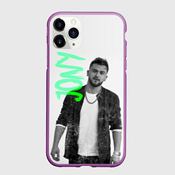 Чехол iPhone 11 Pro матовый Jony music, цвет: 3D-фиолетовый