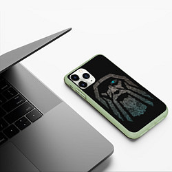 Чехол iPhone 11 Pro матовый ВсеотецОдин, цвет: 3D-салатовый — фото 2