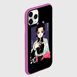 Чехол iPhone 11 Pro матовый Шинобу Кочо Kimetsu no Yaiba, цвет: 3D-фиолетовый — фото 2