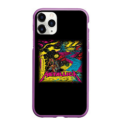 Чехол iPhone 11 Pro матовый Metallica Металика