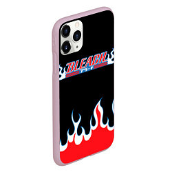 Чехол iPhone 11 Pro матовый BLEACH FLAME БЛИЧ ПЛАМЯ, цвет: 3D-розовый — фото 2